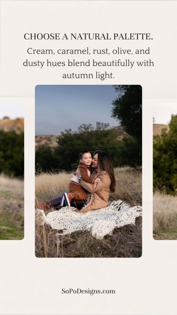 Mom snuggling her son during family photos in Livermore California